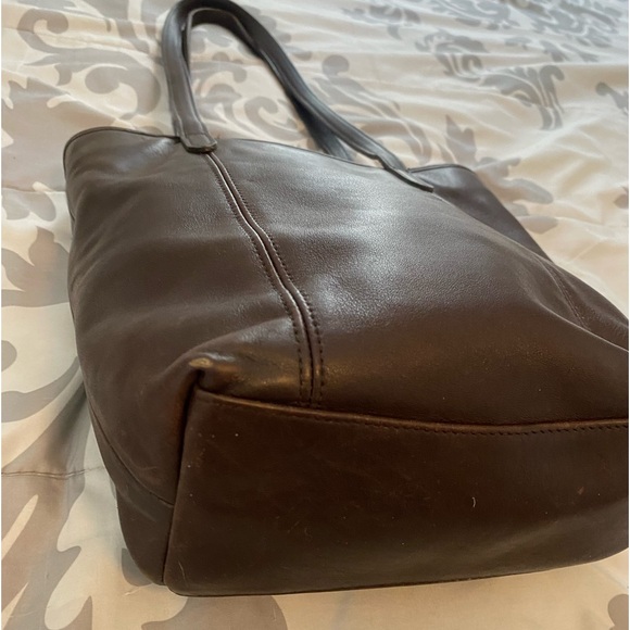 Vintage Coach Legacy Lunch Tote Shopper L8P-9077 Mahogany Leather - Picture 3 of 11